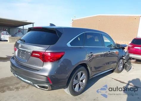 2020 Acura Mdx Standard z USA, uszkodzony, nr VIN 5J8YD4H3XLL006244